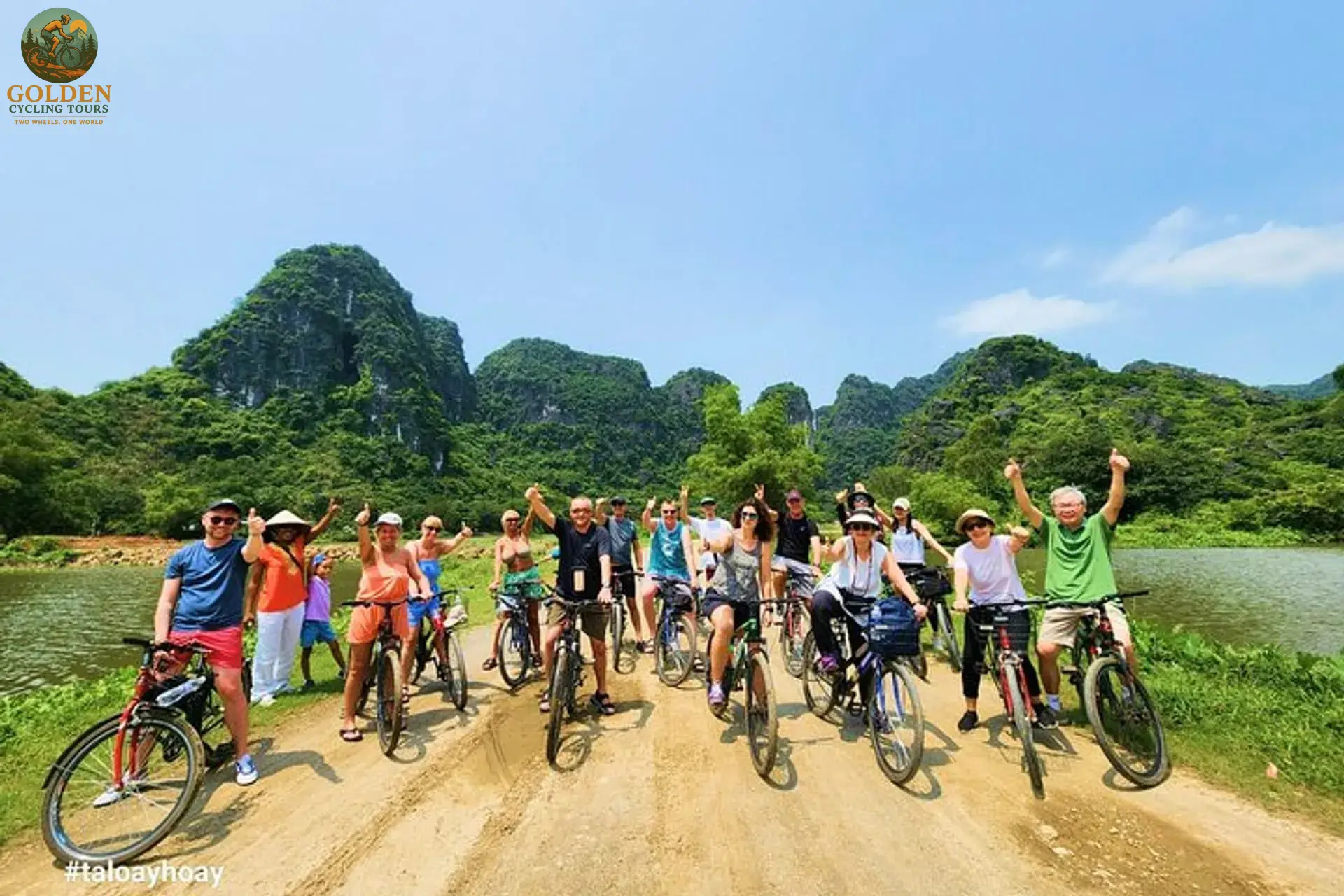 3 Days Ninh Binh Cycling Tour & Hồ Đồng Chương Camping